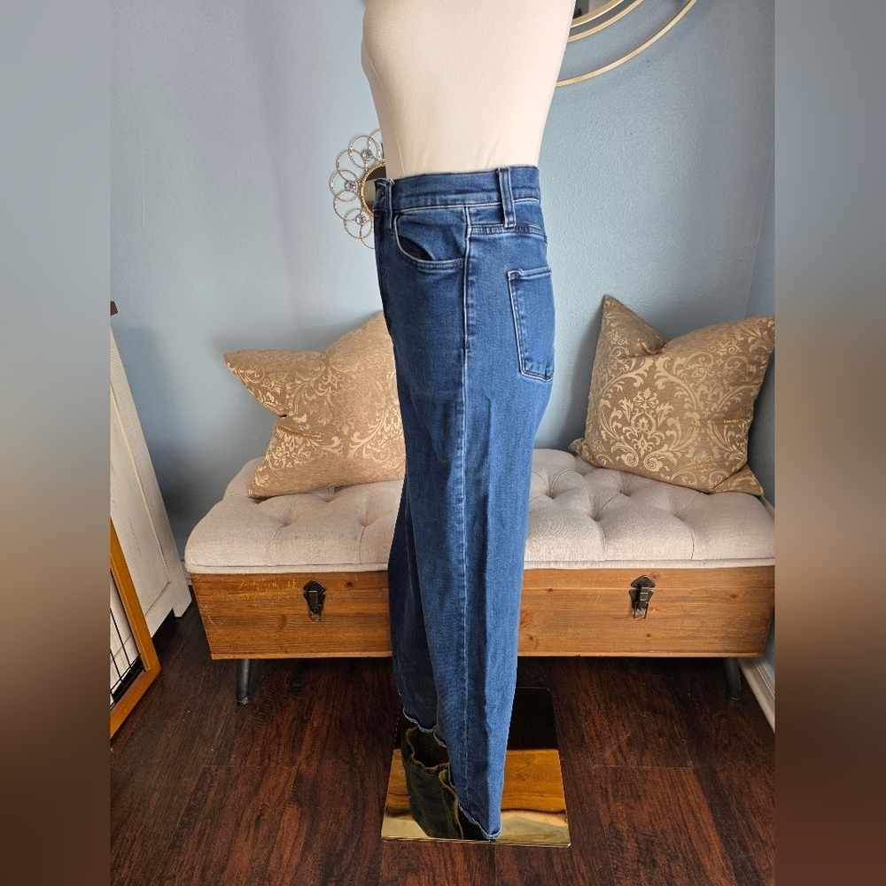 Joe's Jeans Dark Blue Flare & Wide Leg - Picture 3 of 6